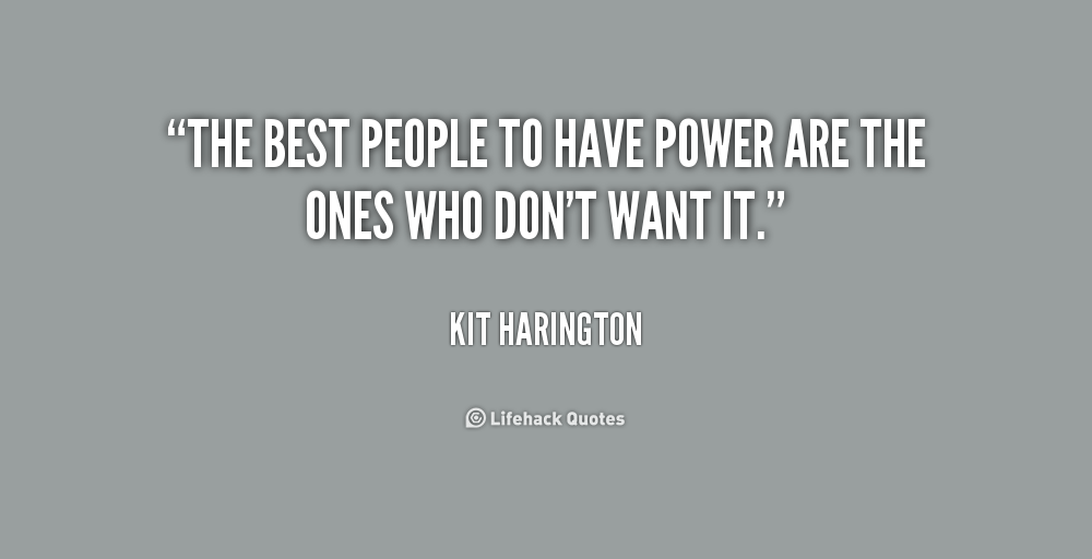 power to the people quote