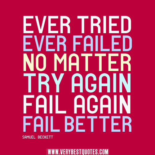 Try to be better again