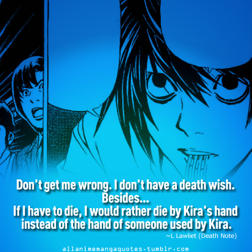 Featured image of post Death Note L Lawliet Quotes 17 powerful death note quotes images wallpapers qta