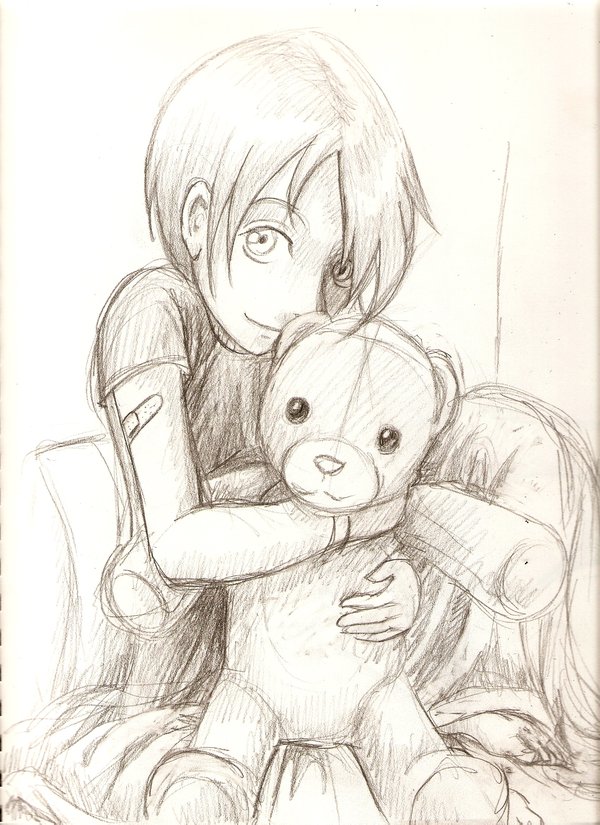 Featured image of post Anime Boy Holding A Teddy Bear Little boy holding a teddy bear stay in front of television watch a cartoon show