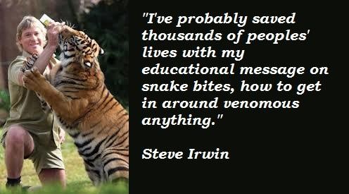 Steve Irwin Quotes. QuotesGram