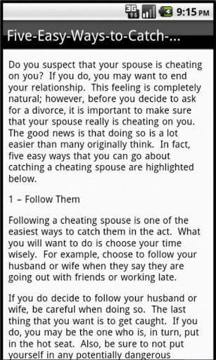 If is cheating to husband find your ways out How to