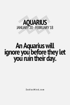 Aquarius Quotes Of The Day. Quotesgram