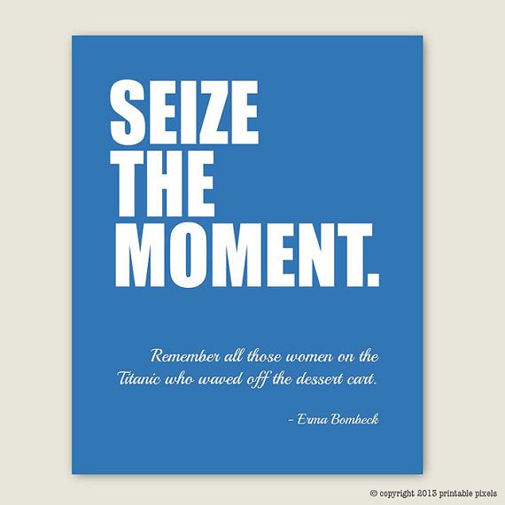 Seize The Moment Quotes. QuotesGram