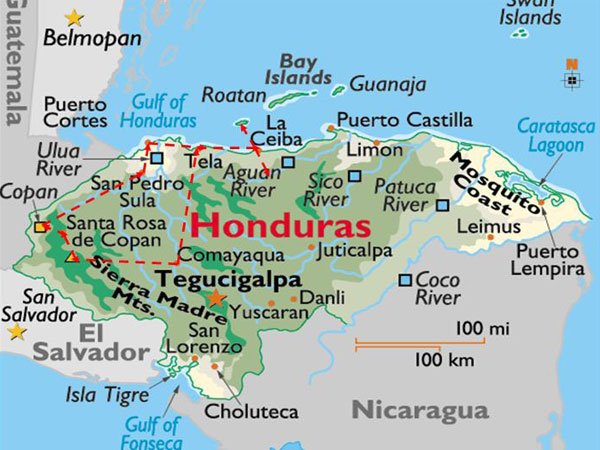 kort over honduras Honduras Quotes Quotesgram kort over honduras
