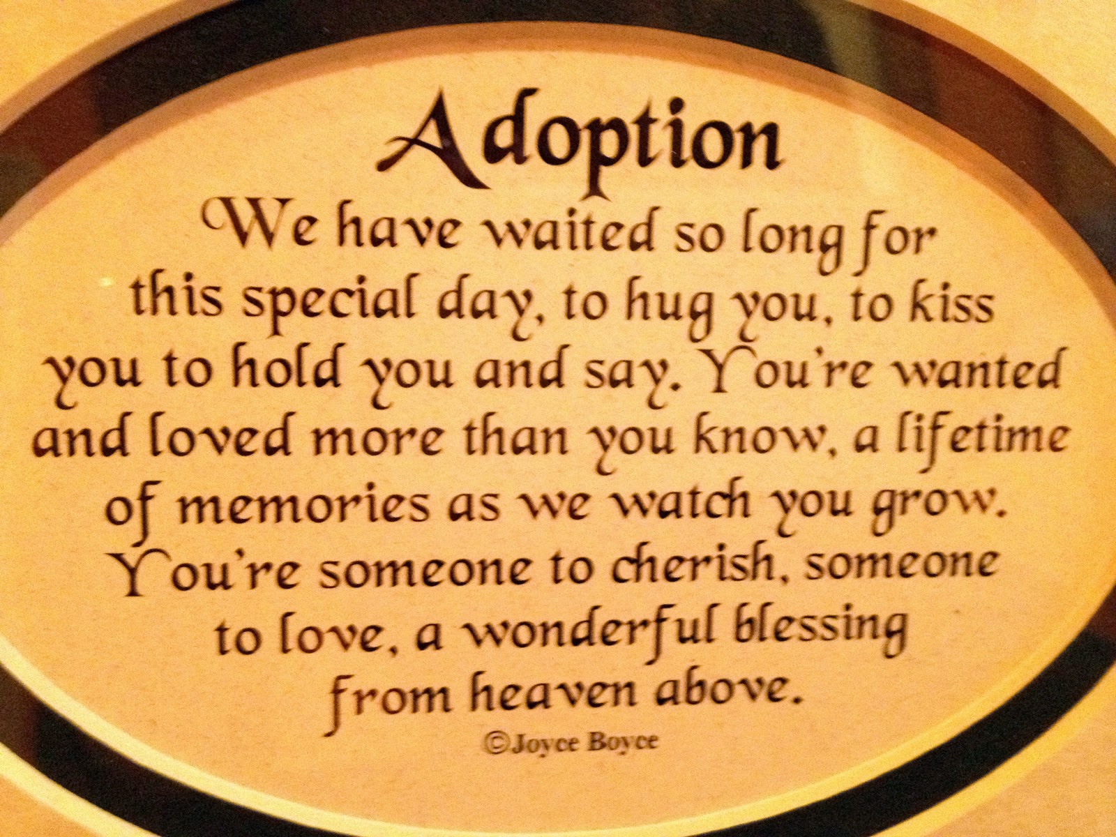 Adoption Poems And Quotes Family. QuotesGram