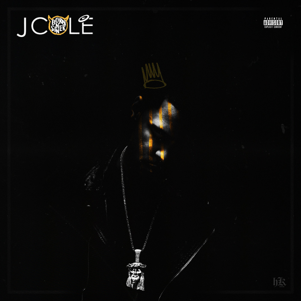 J Cole Born Sinner Poster  The Indie Planet