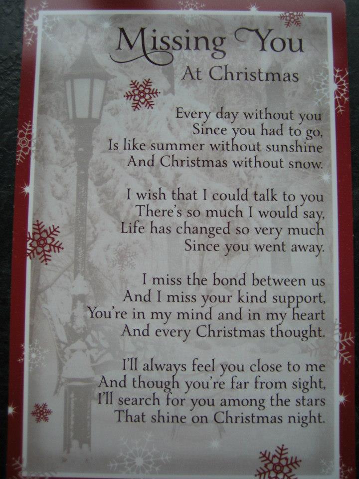 Missing Son At Christmas Quotes. QuotesGram