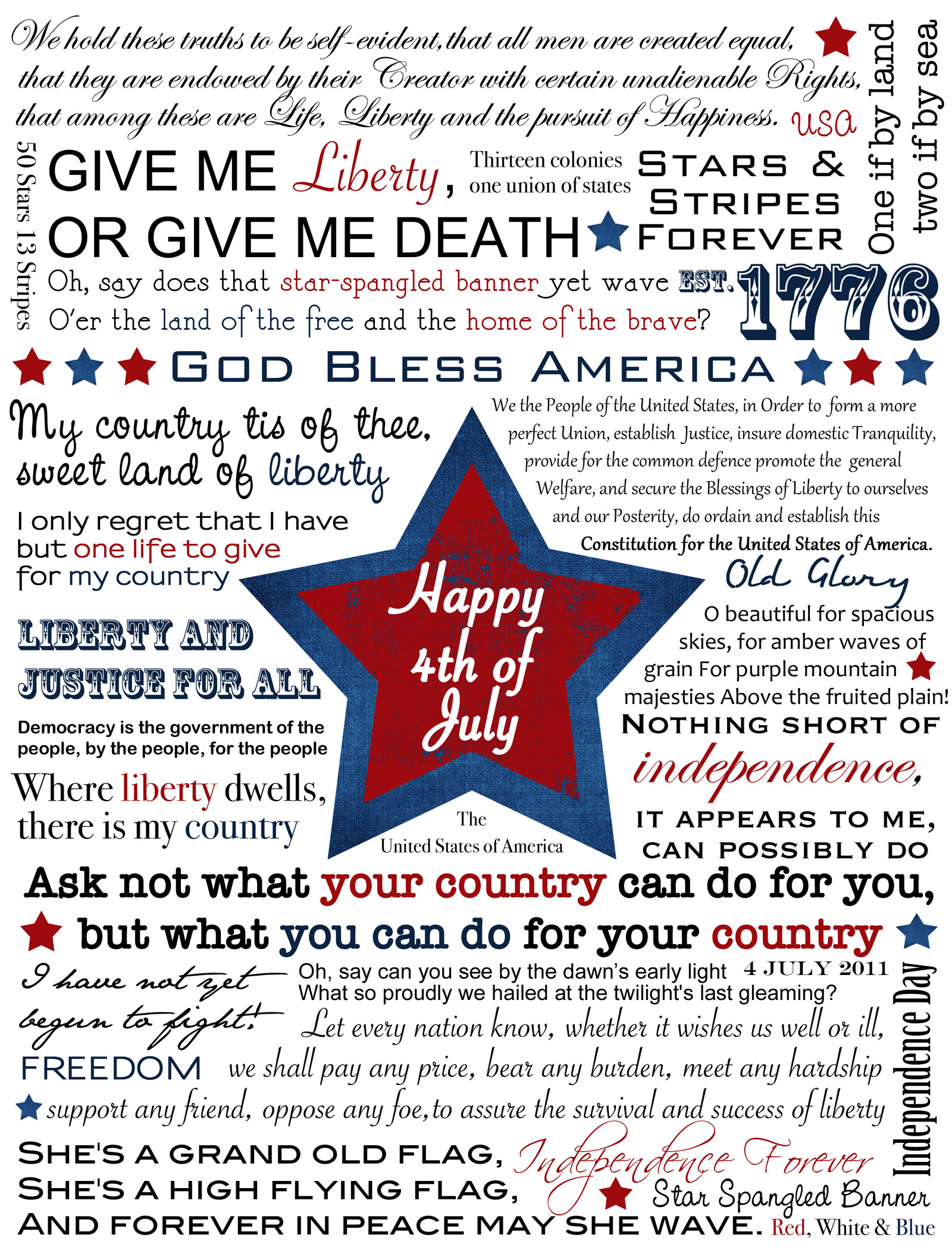 4th Of July Phrases Happy Fourth Of July Quotes. Quotesgram
