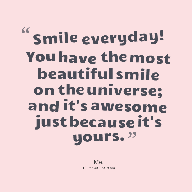 Beautiful Smile Quotes. QuotesGram
