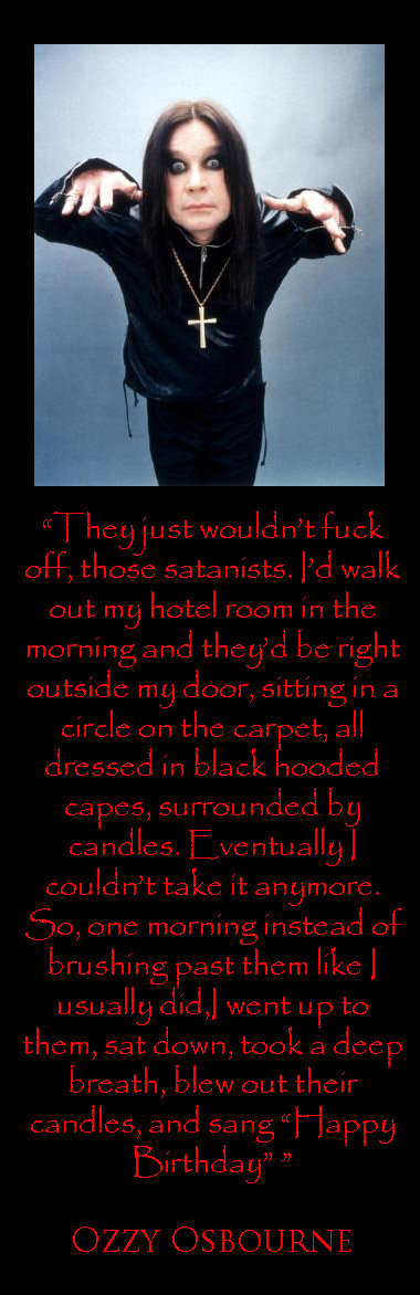 ozzy quotes funny