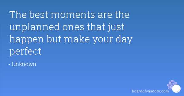 Unplanned Moments Quotes. QuotesGram