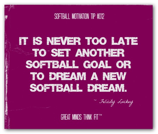 Softball Team Goals Quotes. QuotesGram