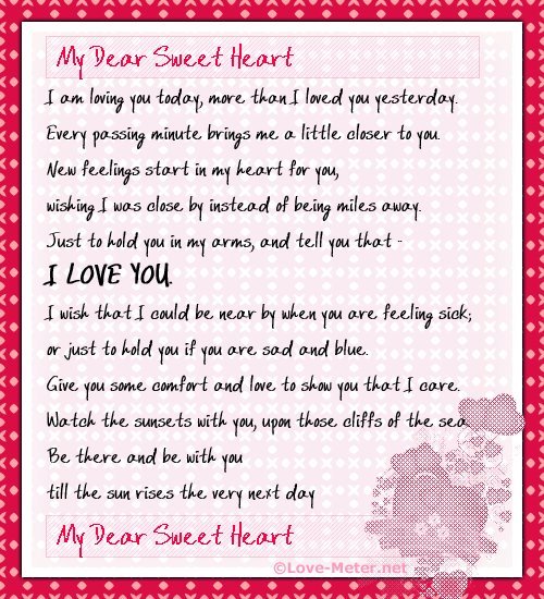 Letter sweet tagalog love Romantic Love