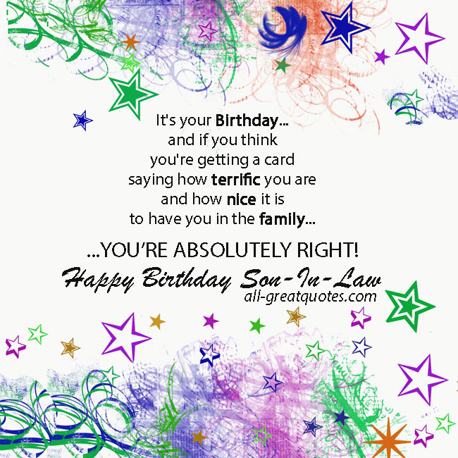 Birthday Card For Son Quotes. QuotesGram