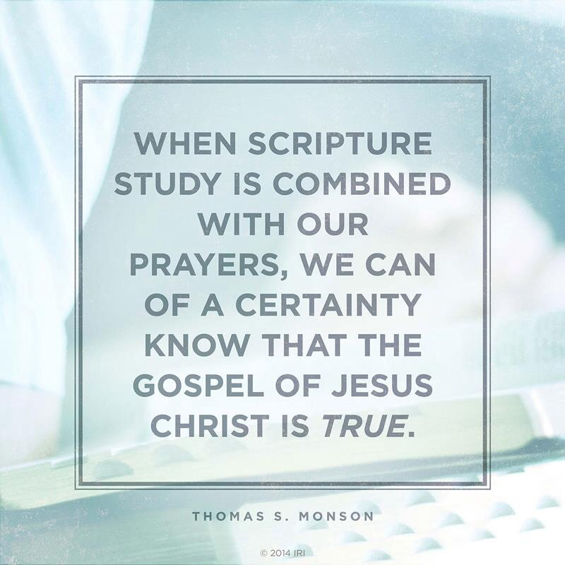 Lds quotes on scripture study quotesgram