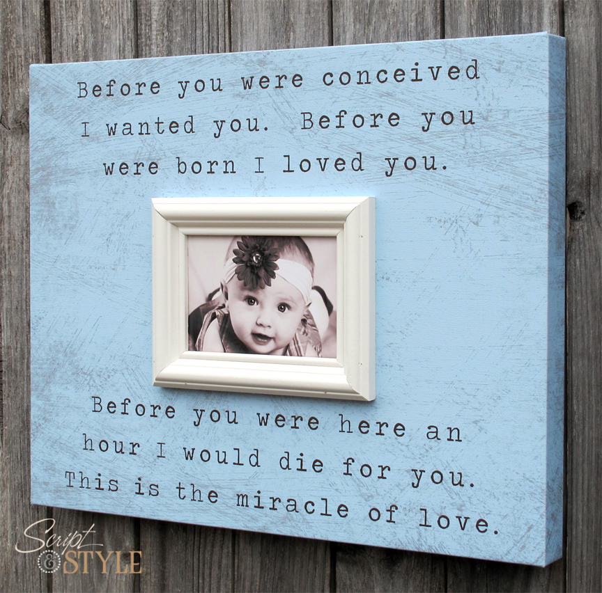 Baby Quotes With Picture Frames. QuotesGram