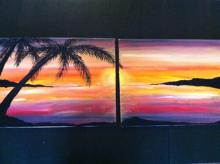 Sunset Beach Paintings Quotes Quotesgram