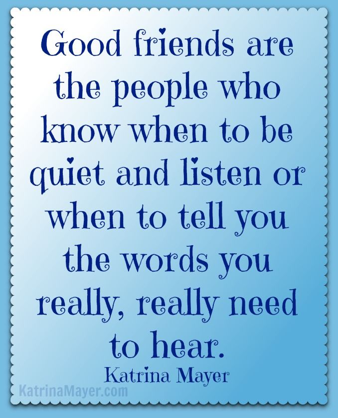 Friends Listening Quotes. QuotesGram