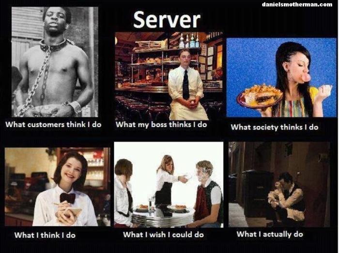 Restaurant Server Funny Quotes. QuotesGram