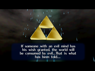 triforce in ocarina of time