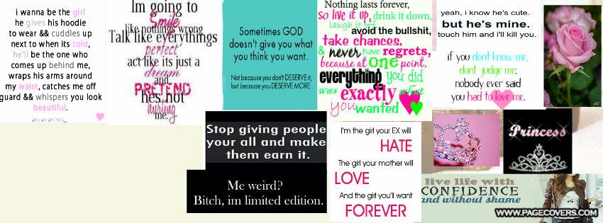 Girly Quote Graphics found on Polyvore