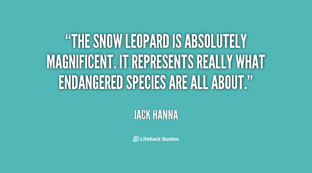Snow Leopard Quotes. QuotesGram