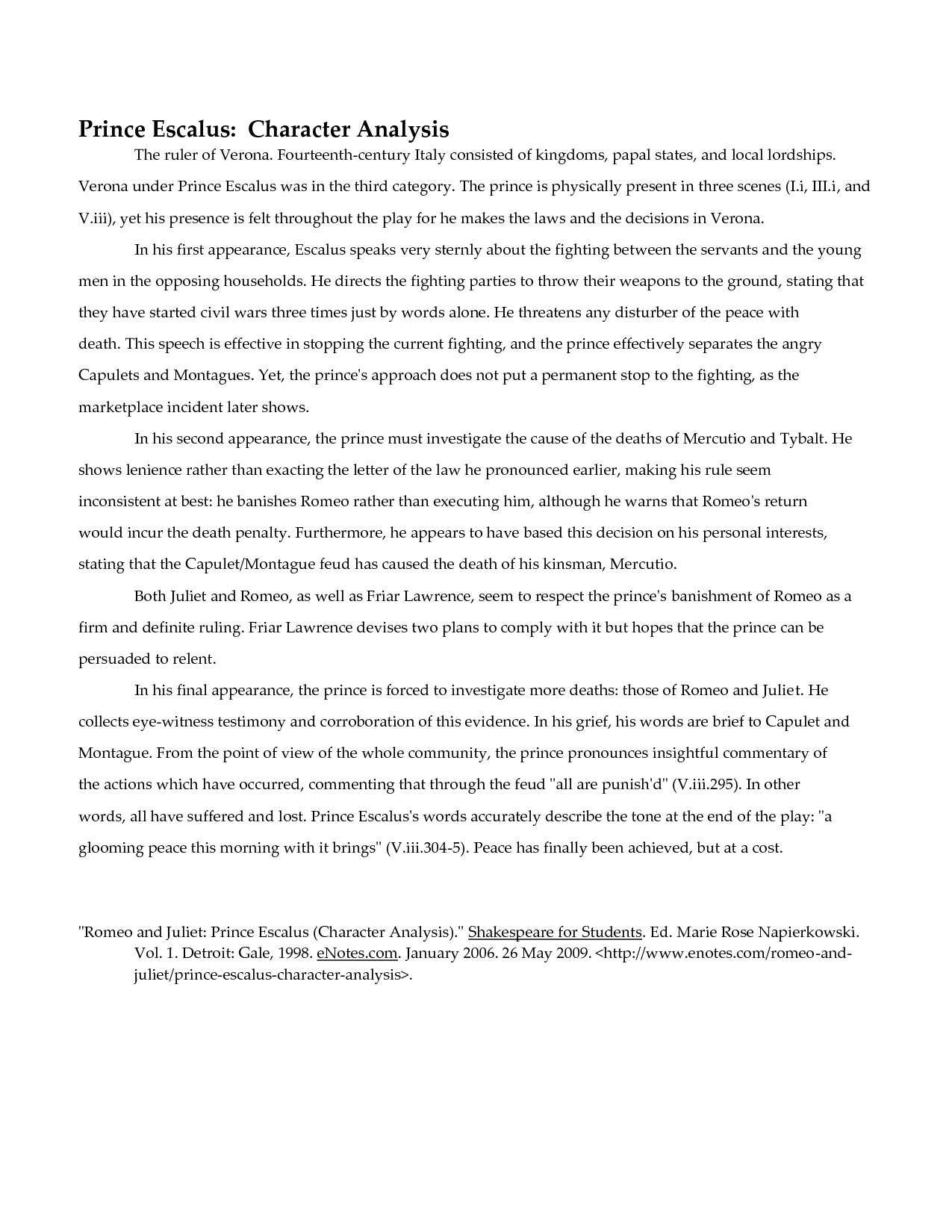 Prince Escalus Quotes. QuotesGram