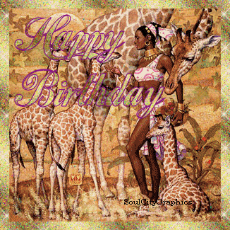 Happy Birthday Gif African American Woman Birthday Afro Quotes. Quotesgram