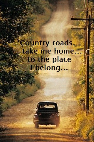 country quotes road quotesgram