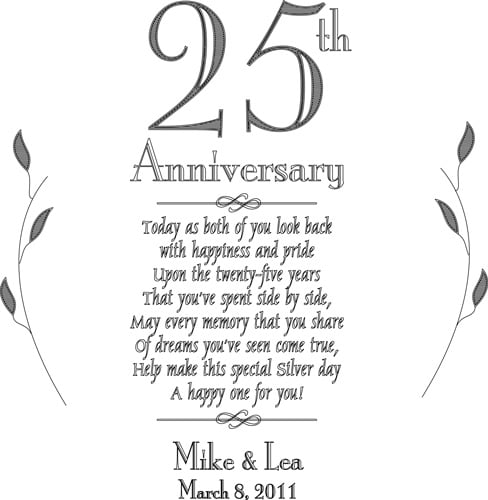 25th Anniversary Quotes And Poems. QuotesGram