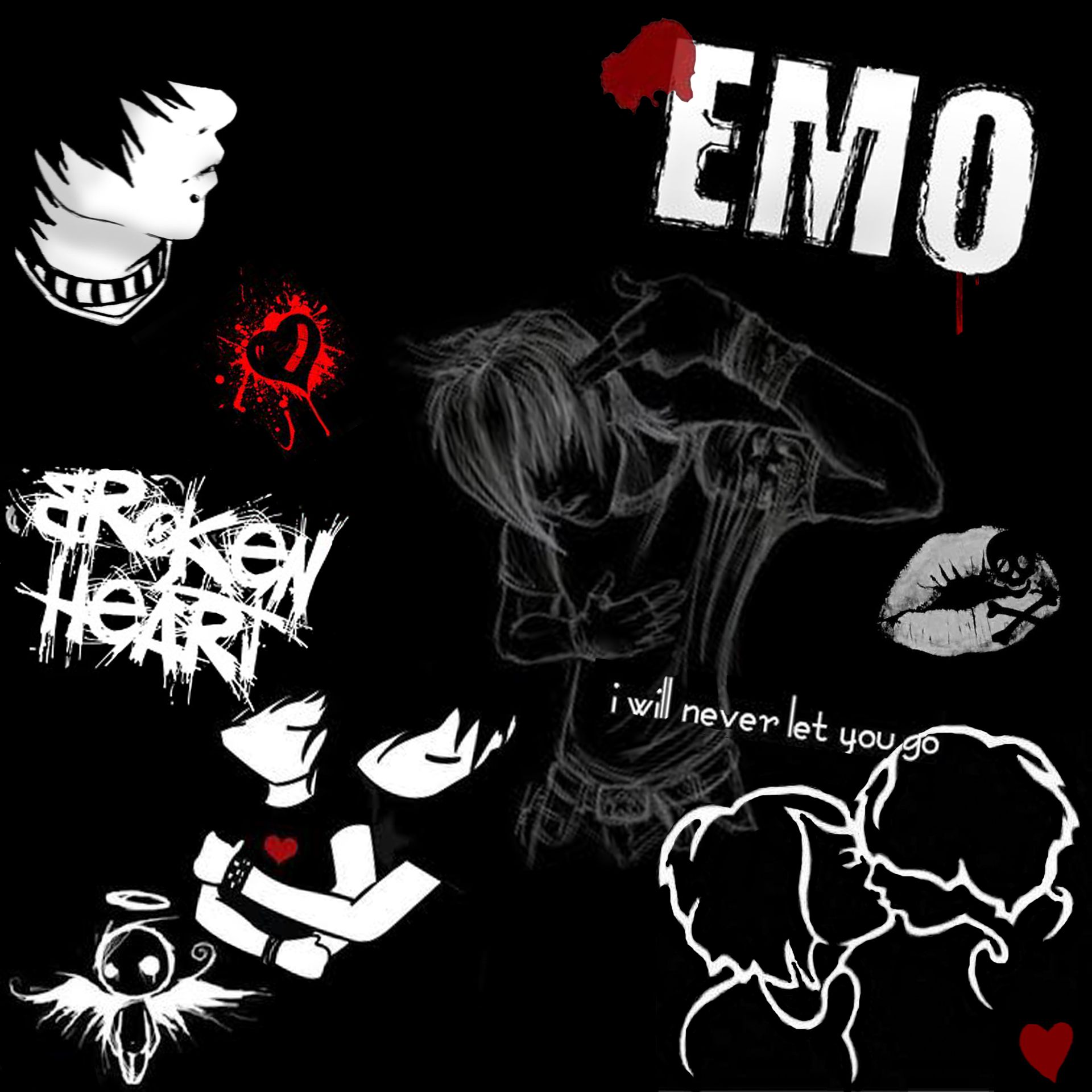 Emo Love Quotes Wallpapers. QuotesGram