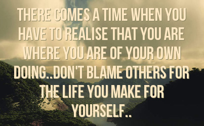 Placing Blame On Others Quotes. QuotesGram
