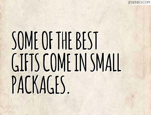Small Packages Quotes Quotesgram