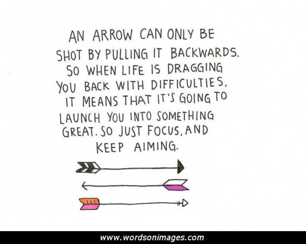 Happiness Quotes By An Arrow Can Only Be Shot. QuotesGram