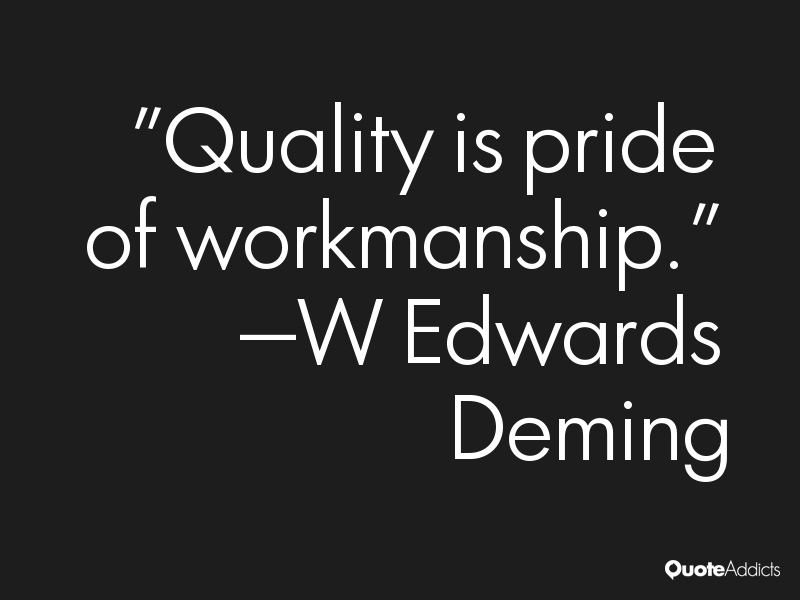 Pride In Workmanship Quotes. QuotesGram