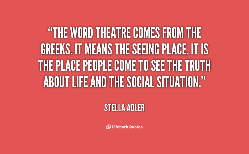 Stella Adler Quote