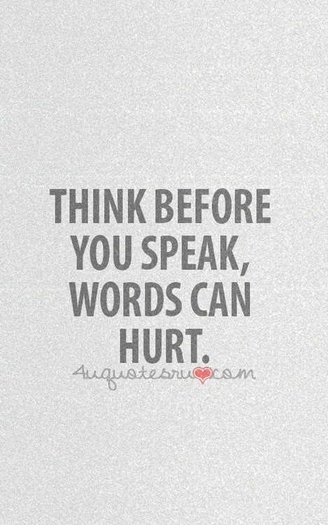 words hurt quotes images