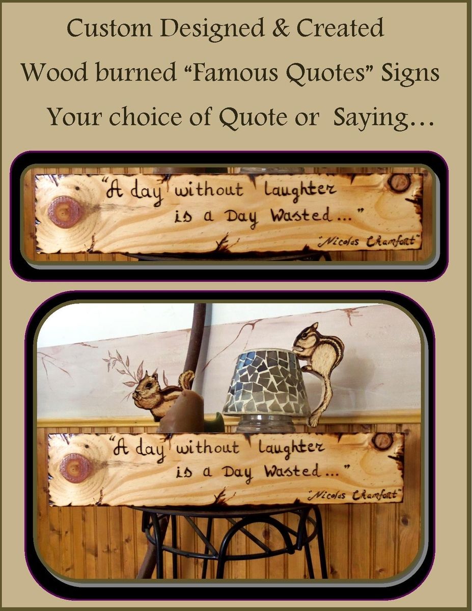 Famous Quotes On Wood Signs. QuotesGram
