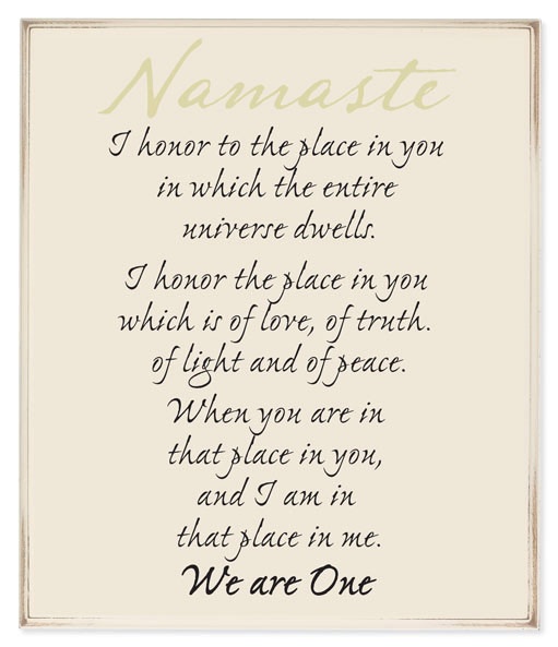 Namaste Quotes Sayings. QuotesGram