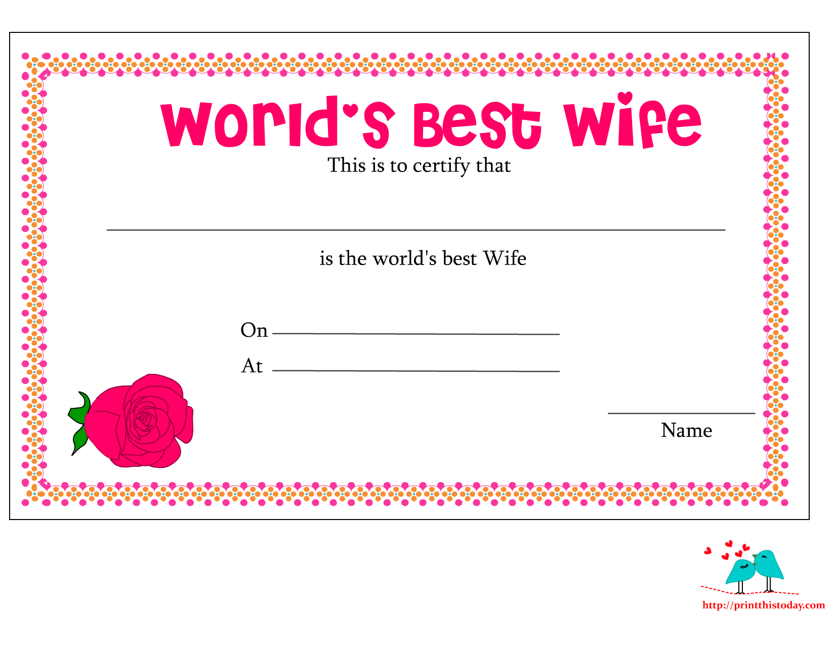 Certified Quotes Love. QuotesGram Pertaining To Love Certificate Templates