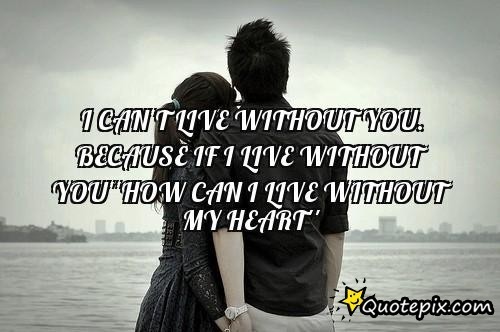 Without you quotes for her