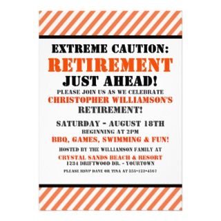 Funny Retirement Party Invitations 1