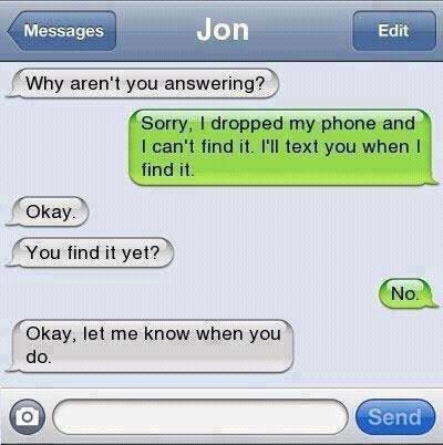 Stupid messages to send