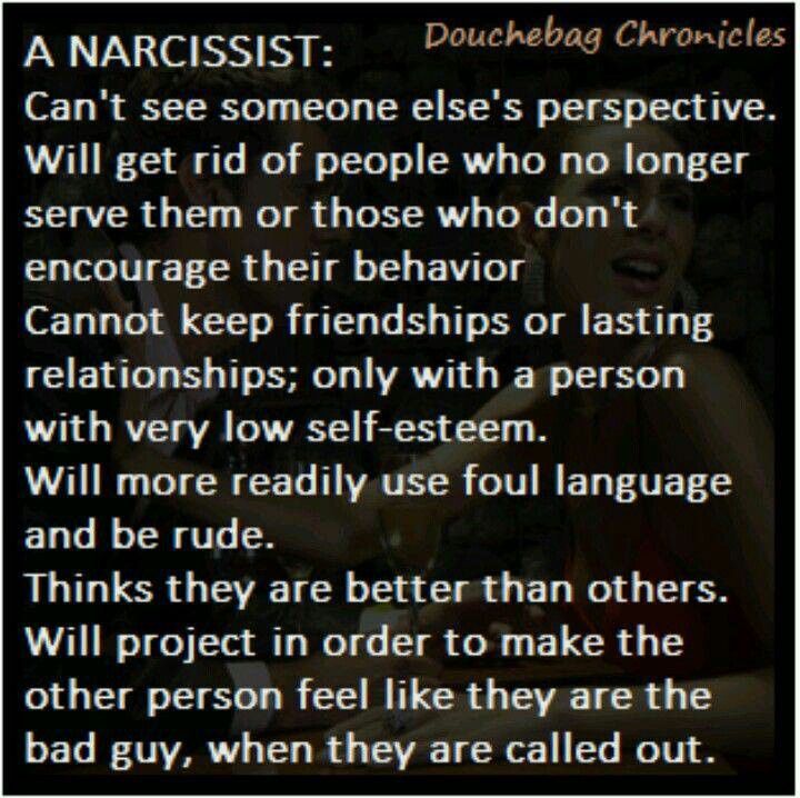 A sociopath is what narcissistic Narcissistic Personality