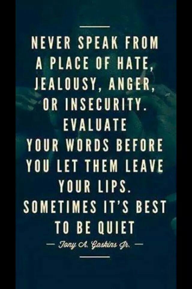 Quotes About Speaking In Anger. QuotesGram