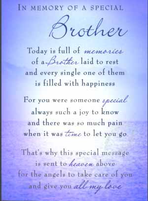 My Brother Gone Too Soon Quotes. QuotesGram