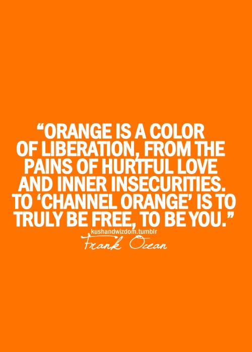 Quotes On Color Orange