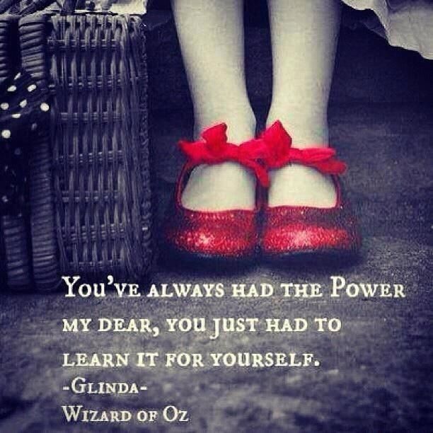 glinda the good witch quotes you always had the power
