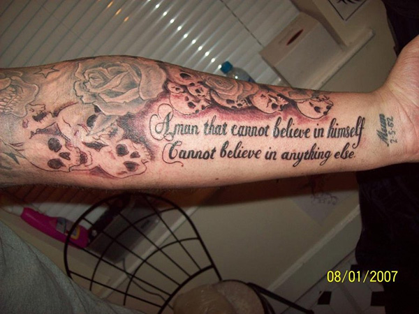 Inner Arm Tattoo Quotes. QuotesGram